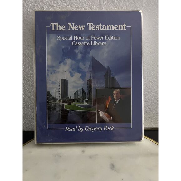 Vintage The New Testament 1984 Read by Gregory Peck Cassette - Picture 1 of 3